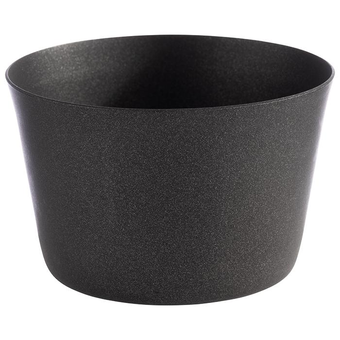APS Schale -LEVANTE- Ø 8,5 cm, H: 5,5 cm Edelstahl, Farbe: grey black