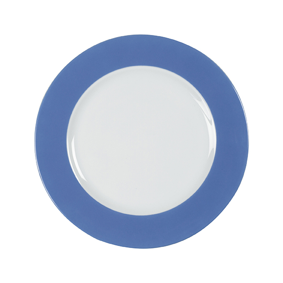 Speiseteller flach 26 cm, Farbe: polar blue / polarblau Form: Eschenbach Coffeeshop Color.
