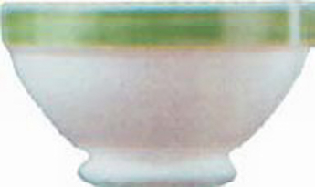 Suppenschale 0,51 l, stapelbar aus Opalglas Form Brush - Green / Grün von Arcoroc Arcoroc Höhe: 7,4 cm