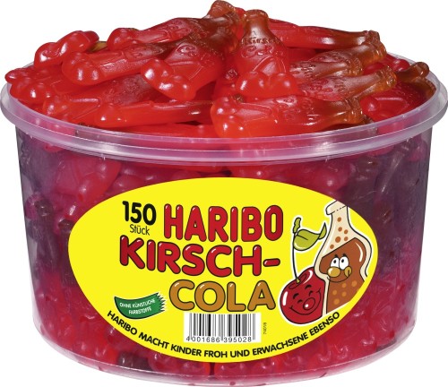 Haribo Kirsch Cola Fruchtgummi 150Stück