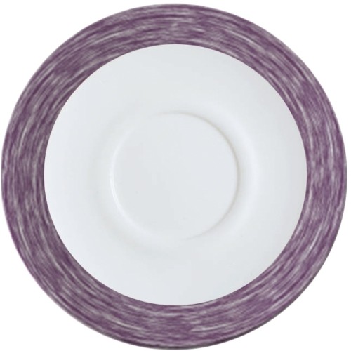 Kaffeeuntertasse 14 cm Form Brush - Purple / Violett Arcoroc