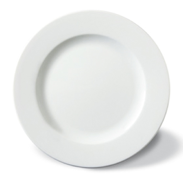 Speiseteller flach ADRINA, Farbe: weiß, Durchmesser: 25 cm.