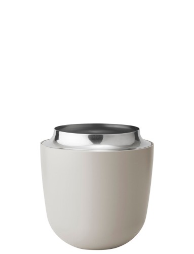 Concave Vase H 15 cm sand, Maße: 160 x 160 x 150 mm