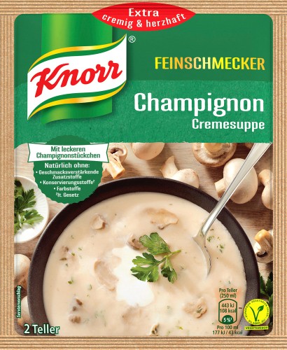 Knorr Feinschmecker Champignon Cremesuppe 2 Portionen 45G