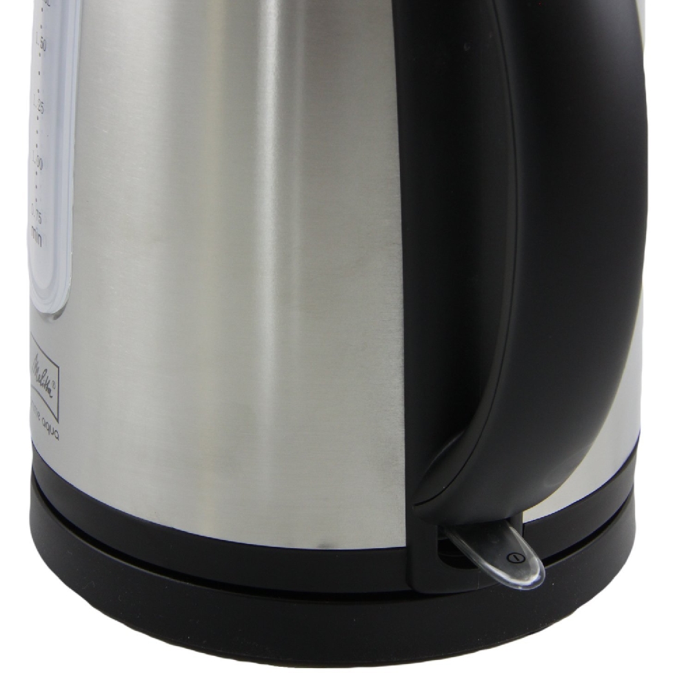 Melitta Wasserkocher Prime Aqua, Farbe: schwarz/ Edelstahl, Inhalt: 1,7l Leistung: 2200 Watt