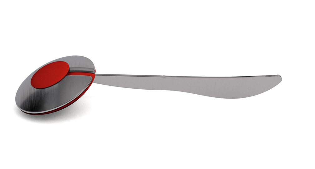 Ornamin Messer der Serie 900 mit rotem Griffkissen