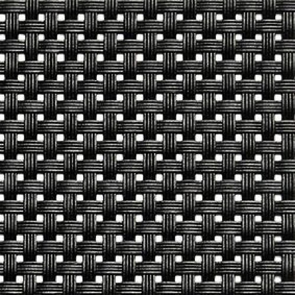 APS Tischset HIVA, Farbe: schwarz, Größe: 45 x 33 cm, PVC, Schmalband