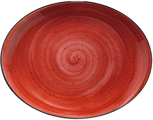 Aura Passion Moove Platte oval 31 x 24cm * - Bonna Premium Porcelain
