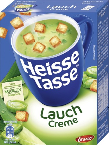 Heisse Tasse Lauch-Creme Instant 3BT