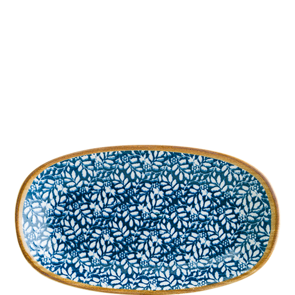 Bonna Lupin Gourmet Platte oval 24x14cm, Envisio Digitaldruck, Porzellan