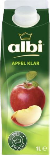 Albi Apfel Klar 100% Frucht 1L Tetrapack