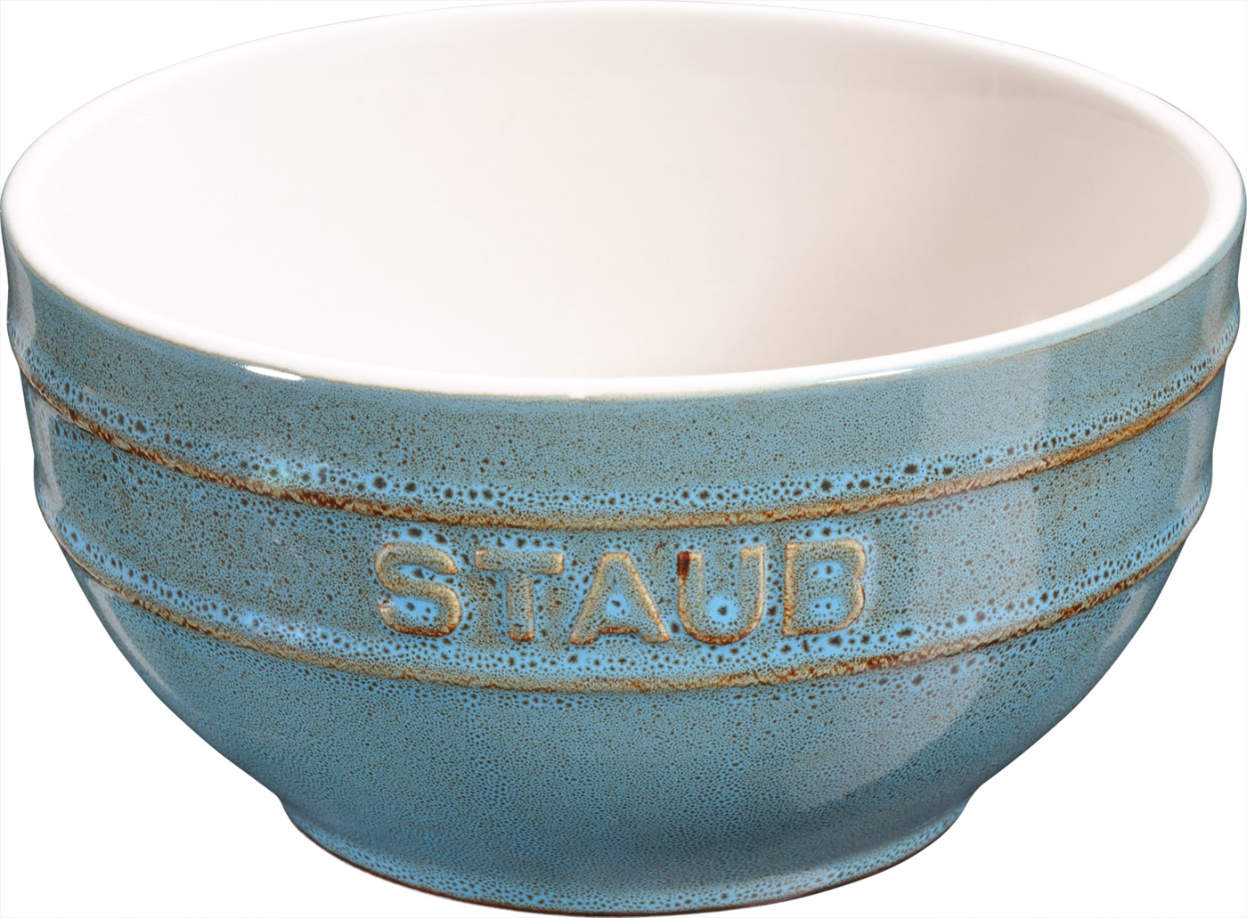 Schüssel, 12 cm, Antik-Türkis, Keramik, Serie: Ceramique. Marke: Staub
