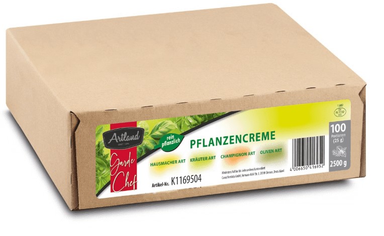 Artland Pflanzencreme-Sortiment -100er Karton- Gross Sortiment Streichwurst á 25g Hygienisch einzeln verpackt