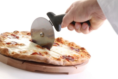 Pizzamesser aus Chromstahl