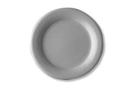 Speiseteller groß, flach - Durchmesser 28,0 cm - Form SWING TIME - uni weiß