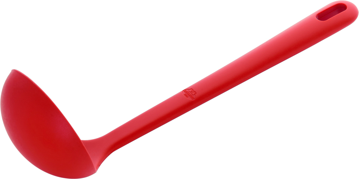 Suppenkelle, 31 cm, Rot, Silikon, Serie: Rosso. Marke: BALLARINI