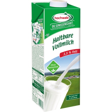 hochwald H-Milch 3,5% mit Laktose 12 x 1 l/Pack., mit Laktose, 12 x 1 l/Pack.