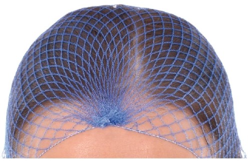 Haarnetz hellblau - 50 Stück