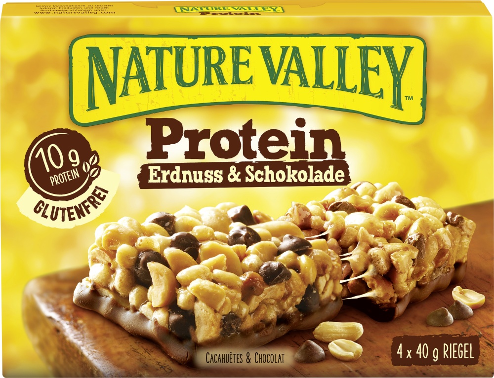 Nature Valley Protein Peanut & Choco 4er Riegel 160G