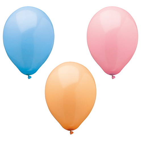 10 Luftballons Ø 25 cm farbig sortiert "Pastel" von PAPSTAR