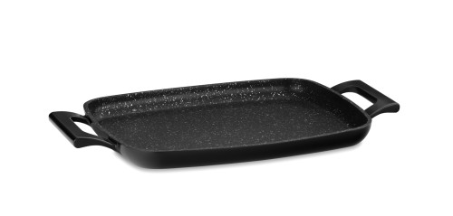 KELA Grillplatte Stella Nova Aluminium schwarz 29,0x23,0x3,0cm