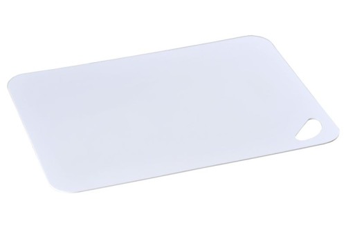 KESPER Schneidunterlage aus PEVA Kunststoff, mit Anti-Rutsch-Beschichtung, hochflexibel, Farbe: weiß