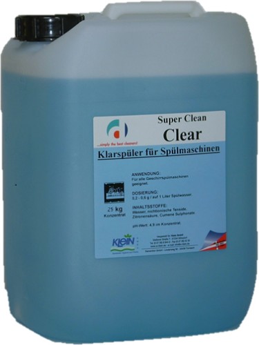 SUPER CLEAN Clear Klarspüler 25 kg GVS-Klarspüler