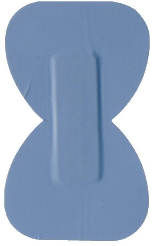 Pflaster für Fingerkuppe blau - 50 Stück