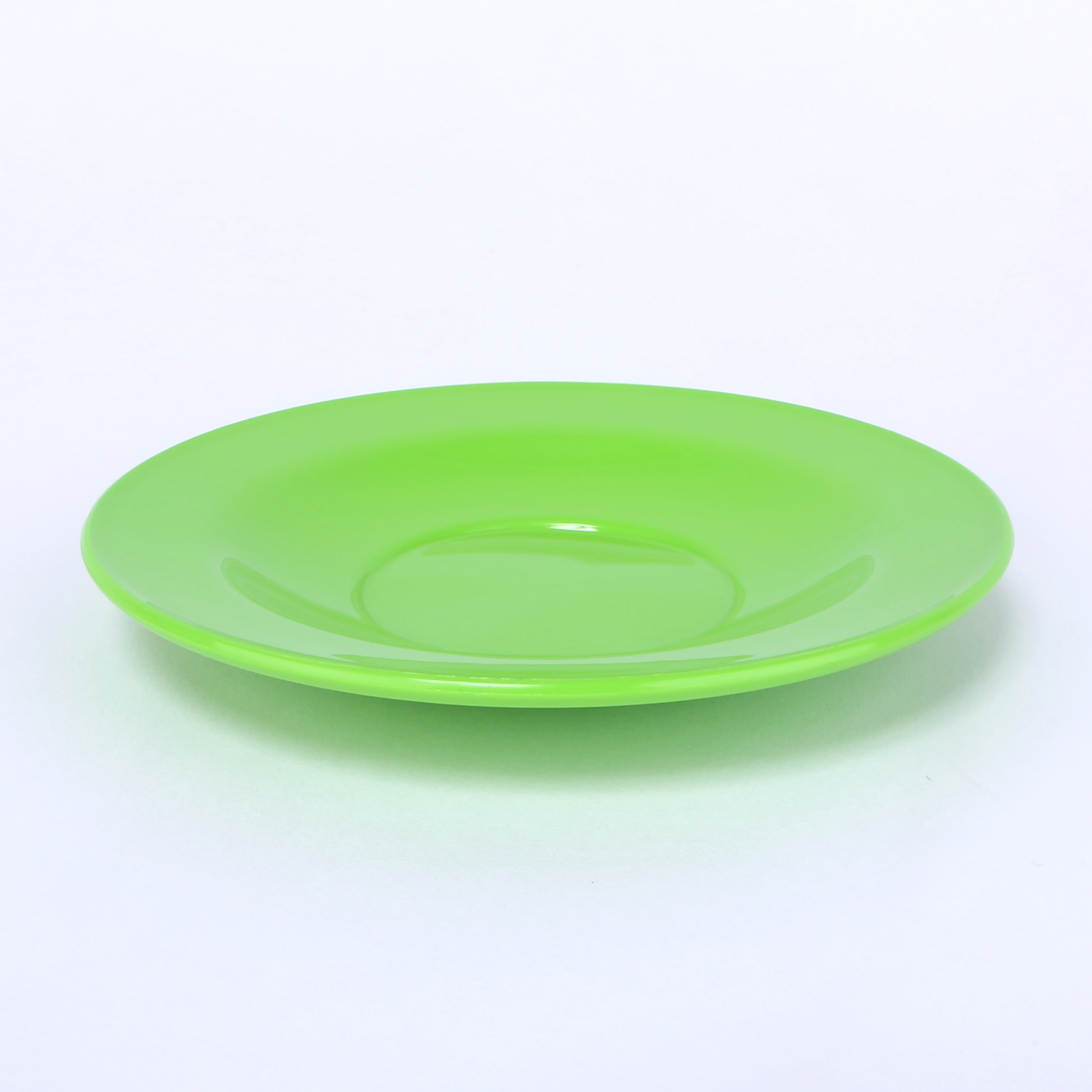 vaLon Zephyr Untertasse 13,5 cm aus schadstofffreiem Kunststoff in der Farbe grasgrün