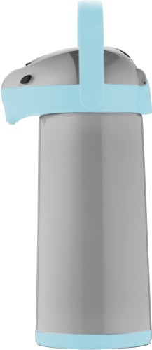Helios Pump-Isolierkanne Airpot 1,9 l grau/hellblau