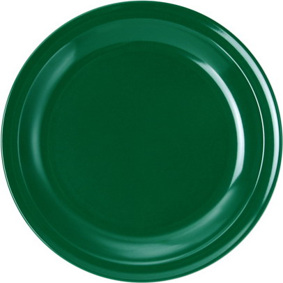 WACA Desserteller COLORA in grün, aus Melamin. Durchmesser: 19,5 cm.