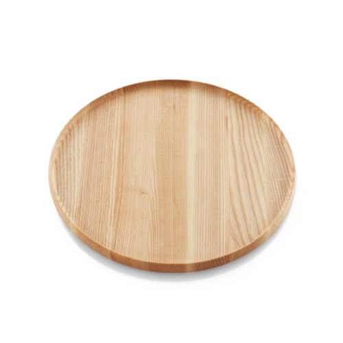 WMF Tablett Holz (Esche) rund Ø33cm | Maße: 33 x 33 x 2 cm
