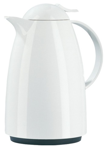 EMSA AUBERGE Isolierkanne Quick Tip, 1,5 L in der Farbe weiß.