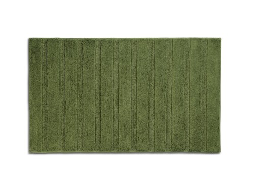 Badematte Megan 100%Baumwolle moosgrün 80,0x50,0x1,6 cm von Kela