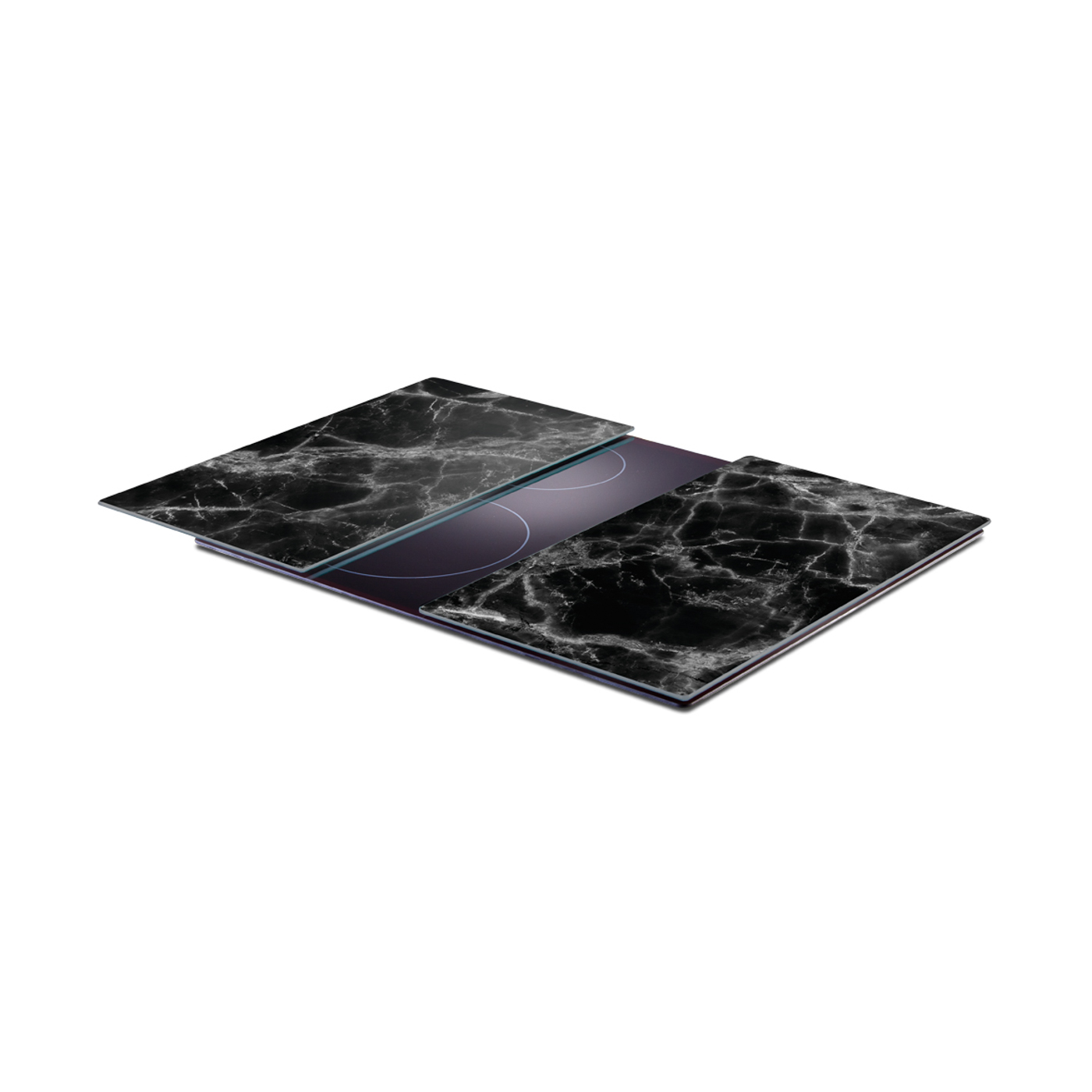 Herdabdeck-/Schneideplatten, Sicherheitsglas, 30x52 cm. Farbe: schwarz. Diese modernen Herdabdeck-/Schneideplatten aus Sicherheitsglas