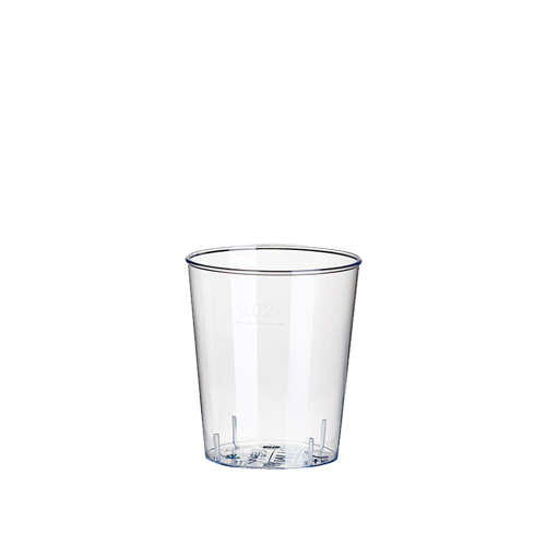 40 Gläser für Schnaps, PS 2 cl Ø 3,7 cm · 4,1 cm glasklar von Starpak
