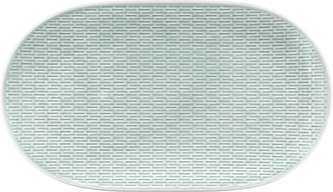 Bauscher Platte aus der Kollektion scope glow sea, oval, coup, relief, 23 cm, aus Porzellan