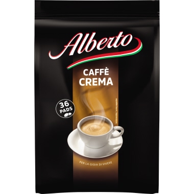 Alberto Kaffeepad Caffè Crema 36 x 5 g/Pack.
