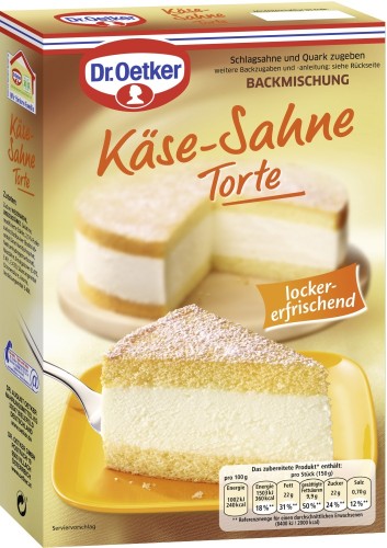 Dr. Oetker Käse-Sahne Torte Backmischung 385g