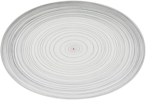 TAC Gropius Stripes 2.0 von Rosenthal, Platte 38 cm, aus Porzellan, spülmaschinengeeignet