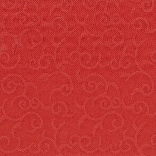 50 Servietten "ROYAL Collection" 1/4-Falz 40 cm x 40 cm rot "Casali" von PAPSTAR