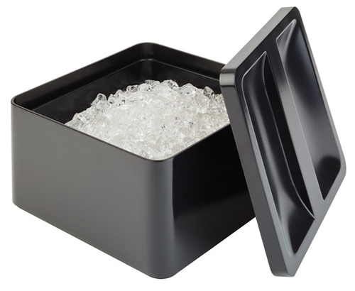 Eisbox 27 x 27 cm, H: 15 cm, 5 Liter Box + Deckel aus SAN Innenbehälter aus Polypropylen Innenbehälter 5 Liter Außenbehälter