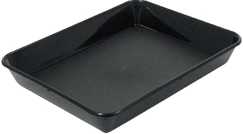 WACA Auslageschale 27X21X4 cm aus Polypropylen, Farbe: schwarz