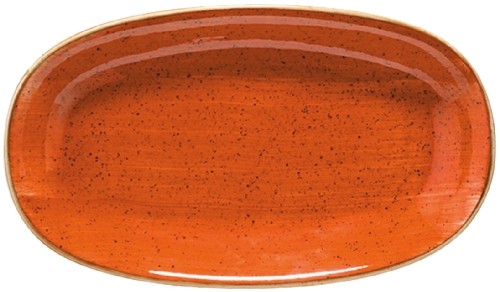 Aura Terracotta Gourmet Platte oval 24x14cm * - Bonna Premium Porcelain