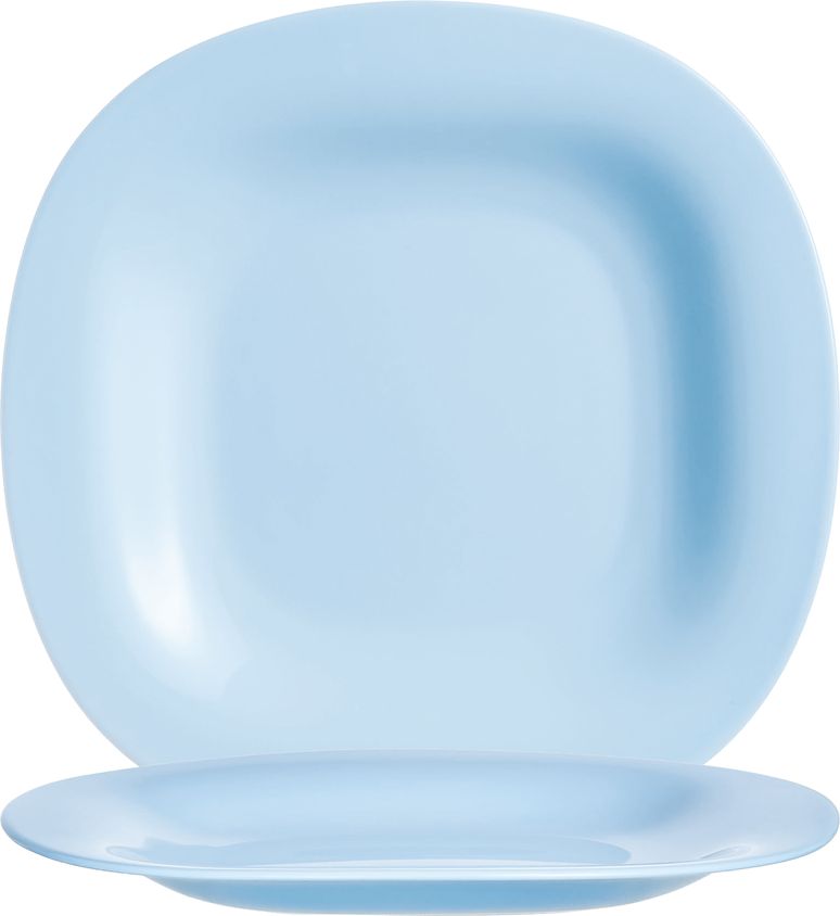 DIWALI Teller flach, Durchmesser: 19,5 cm, Farbe: Hellblau, von Arcoroc.