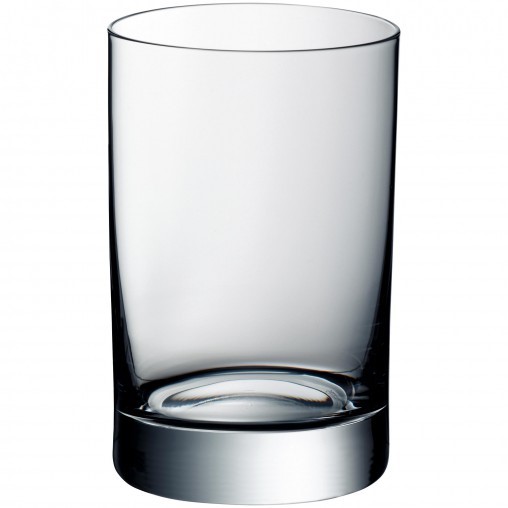 WMF Softdrinkglas, Inhalt: 290 ml, ungeeicht aus der Serie firstglass Manhattan. Durchm. 7 cm, Höhe 10,7 cm, bleifreies Kristallglas.