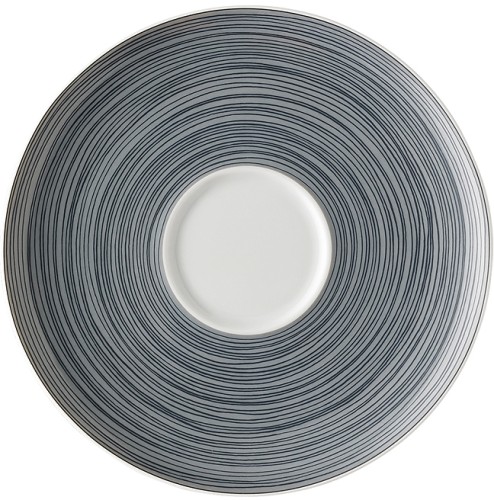 TAC Gropius Stripes 2.0 von Rosenthal matt, Tee-Untertasse, aus Porzellan, spülmaschinengeeignet