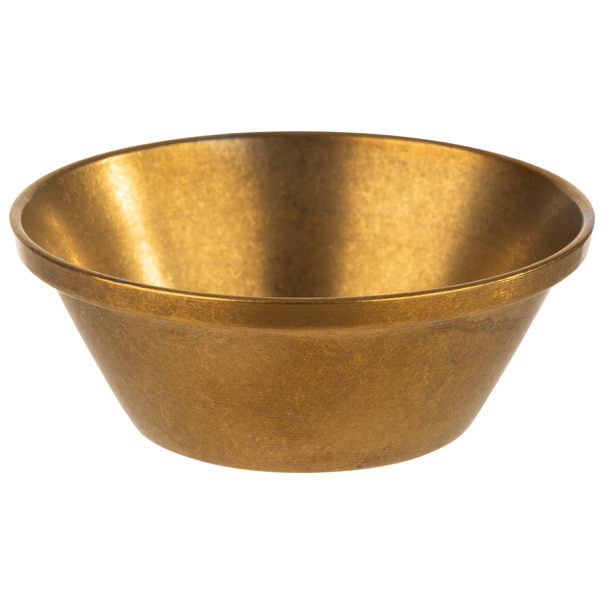 Dipschälchen, 6er Set, Ø 6 cm, H: 2,5 cm, 40 ml, Edelstahl, Antik-Gold-Look