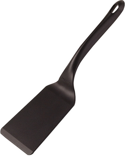Pfannenwender 13,5 x 9 cm, Griff: 18 cm Polyamid, schwarz spülmaschinengeeignet Farbe: Schwarz