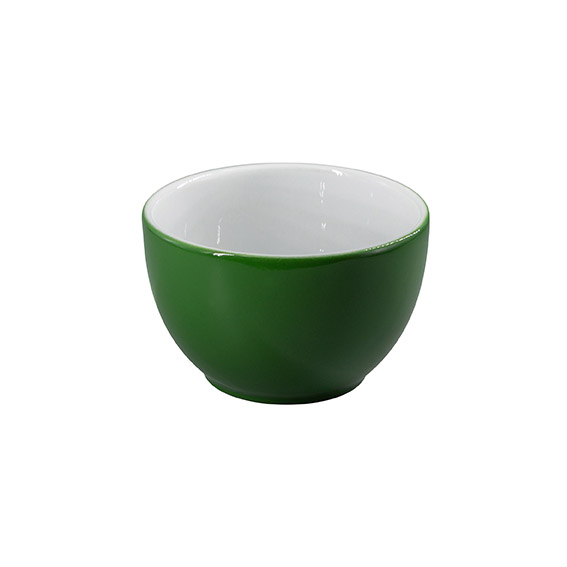 Zuckerschale 0,21 l - Form: Table Selection - Dekor 79174 dunkelgrün - aus Porzellan.